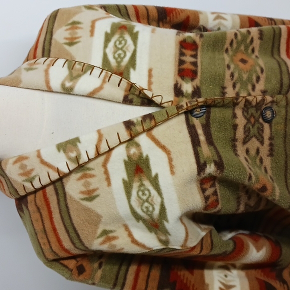 North River Outfitters flannel print open jacket-sz M - Picture 2 of 8